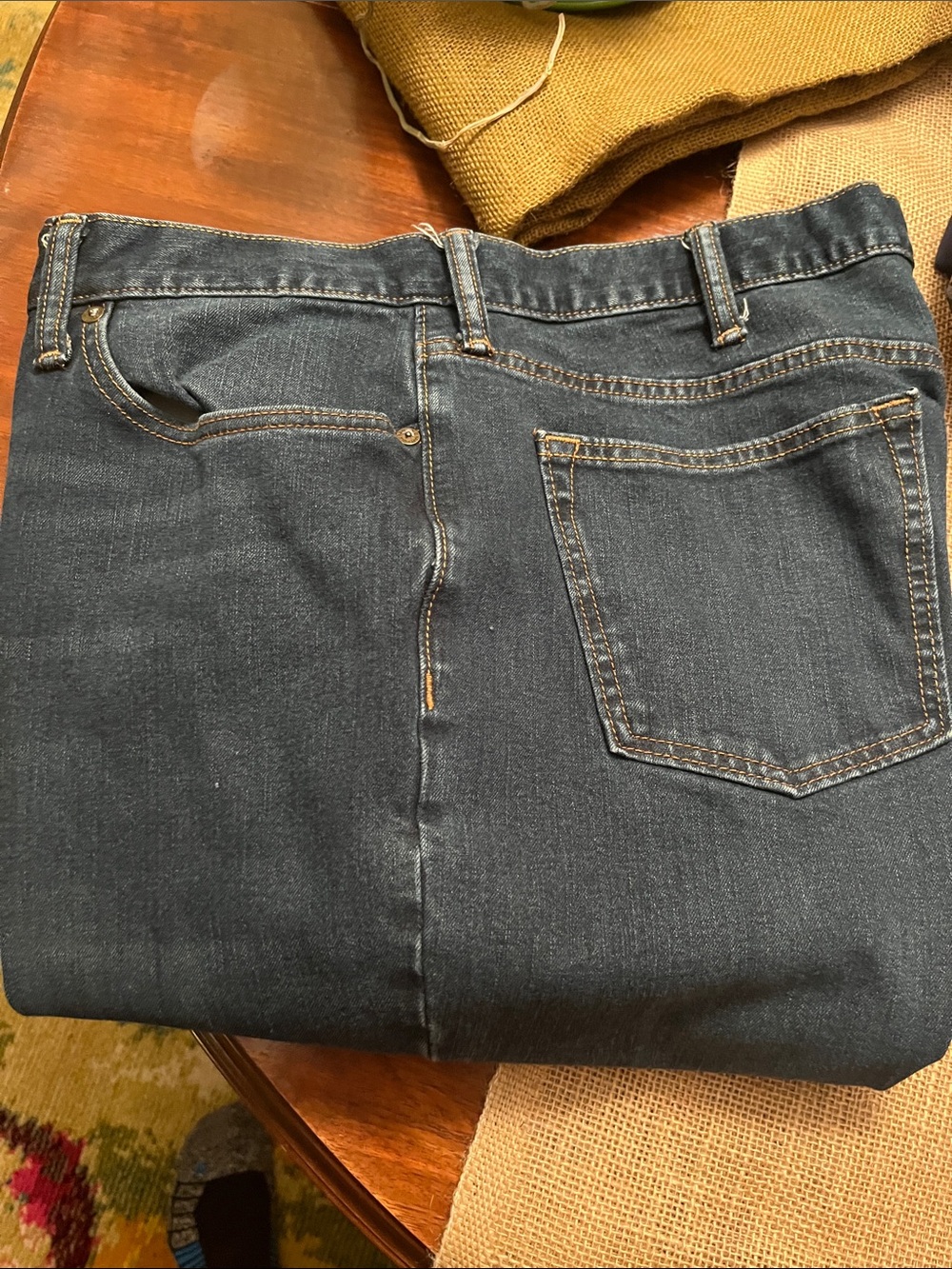 Old Navy Men's Straight-Leg Dark Wash Jeans